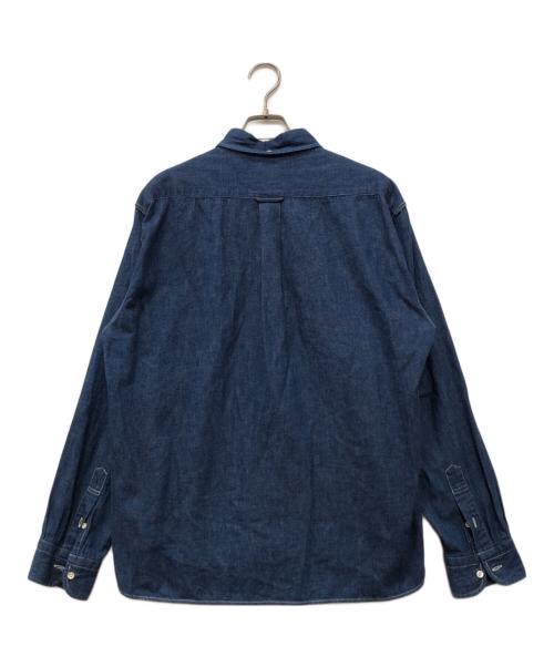 SUGAR CANE（シュガーケーン）SUGAR CANE (シュガーケーン) デニムボタンダウンシャツ ブルー サイズ:Lの古着・服飾アイテム