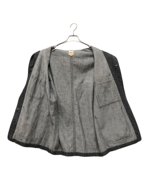 FULLCOUNT（フルカウント）FULLCOUNT (フルカウント) デニムカバーオール ブラック サイズ:38の古着・服飾アイテム