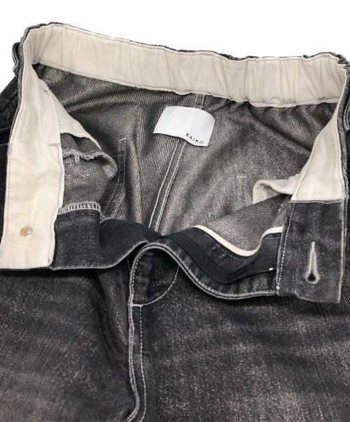 kaiko（カイコー）KAIKO (カイコー) SHINING FADED DENIM PANTS グレー サイズ:2の古着・服飾アイテム