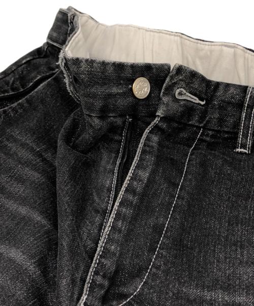 kaiko（カイコー）KAIKO (カイコー) SHINING FADED DENIM PANTS グレー サイズ:2の古着・服飾アイテム