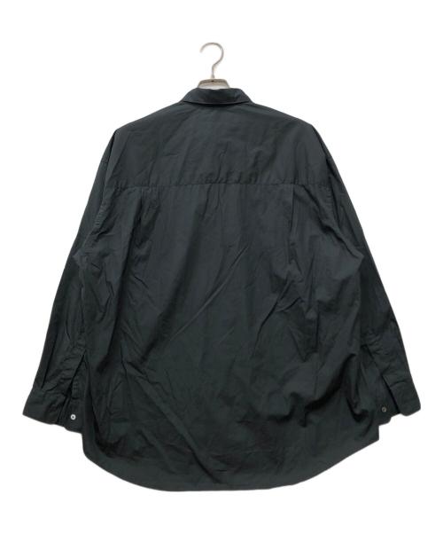Graphpaper（グラフペーパー）Graphpaper (グラフペーパー) Broad L/S Oversized Regular Collar Shirt ブラック サイズ:1の古着・服飾アイテム