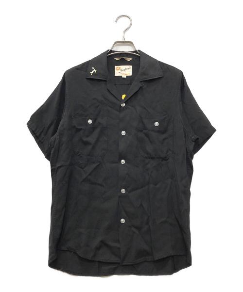KING LOUIE（キングルイ）KING LOUIE (キングルイ) ボーリングシャツ ブラック サイズ:Sの古着・服飾アイテム