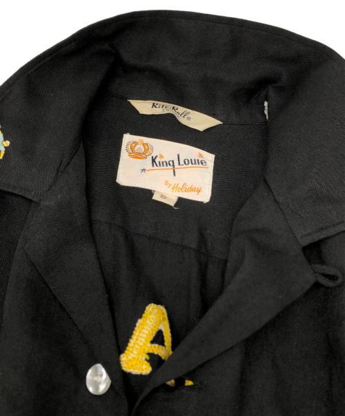 KING LOUIE（キングルイ）KING LOUIE (キングルイ) ボーリングシャツ ブラック サイズ:Sの古着・服飾アイテム