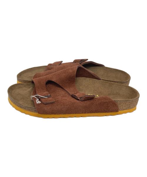 BIRKENSTOCK（ビルケンシュトック）BIRKENSTOCK (ビルケンシュトック) チューリッヒ スウェードサンダル ブラウン サイズ:27cmの古着・服飾アイテム