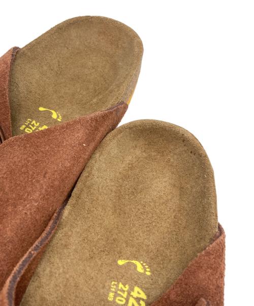 BIRKENSTOCK（ビルケンシュトック）BIRKENSTOCK (ビルケンシュトック) チューリッヒ スウェードサンダル ブラウン サイズ:27cmの古着・服飾アイテム