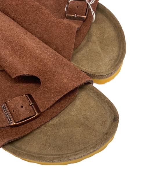 BIRKENSTOCK（ビルケンシュトック）BIRKENSTOCK (ビルケンシュトック) チューリッヒ スウェードサンダル ブラウン サイズ:27cmの古着・服飾アイテム