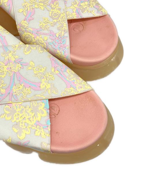 Mikio Sakabe（ミキオサカベ）MIKIO SAKABE (ミキオサカベ) GROUNDS (グラウンズ) jewelry bubble sandal ピンク サイズ:25cmの古着・服飾アイテム