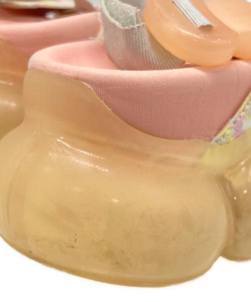 Mikio Sakabe（ミキオサカベ）MIKIO SAKABE (ミキオサカベ) GROUNDS (グラウンズ) jewelry bubble sandal ピンク サイズ:25cmの古着・服飾アイテム