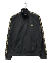 FRED PERRY（フレッドペリー）の古着「Contrast Tape Track Jacket」｜ブラック