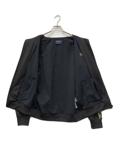 FRED PERRY（フレッドペリー）FRED PERRY (フレッドペリー) Contrast Tape Track Jacket ブラック サイズ:Lの古着・服飾アイテム