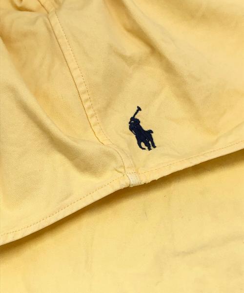 RALPH LAUREN（ラルフローレン）RALPH LAUREN (ラルフローレン) BIG SHIRT 裾ポニー ボタンダウンシャツ イエロー サイズ:XLの古着・服飾アイテム