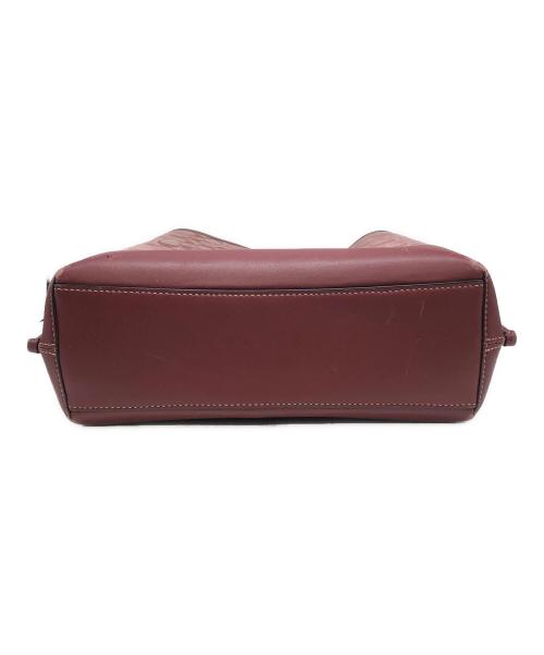 COACH（コーチ）COACH (コーチ) モリー バケット バッグ・シグネチャー シャンブレー バーガンディー サイズ:下記参照の古着・服飾アイテム
