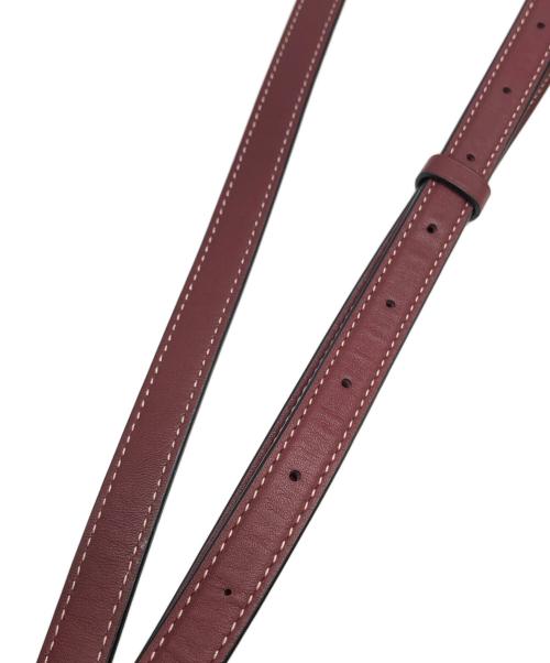 COACH（コーチ）COACH (コーチ) モリー バケット バッグ・シグネチャー シャンブレー バーガンディー サイズ:下記参照の古着・服飾アイテム