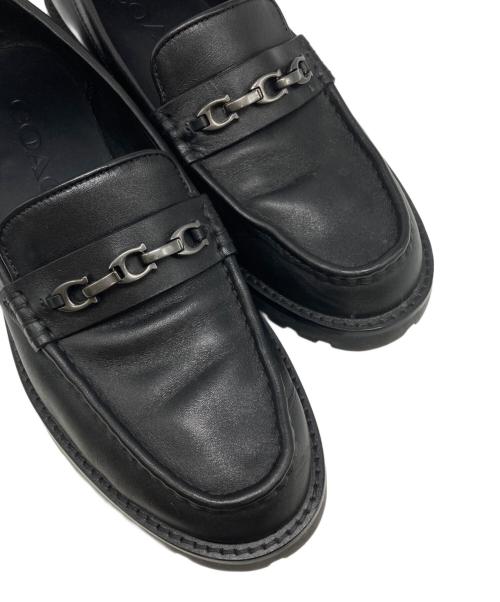 COACH（コーチ）COACH (コーチ) ブルックス ビットローファー ブラック サイズ:US7.5Dの古着・服飾アイテム