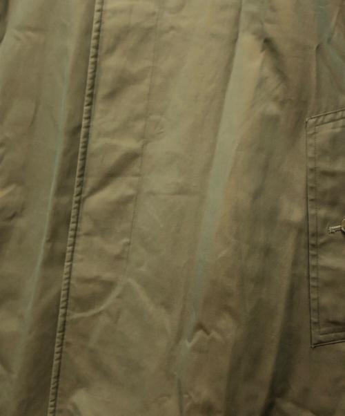 Burberry's（バーバリー）Burberry's (バーバリー) ノバチェックライニング 玉虫ステンカラーコート カーキ サイズ:175の古着・服飾アイテム
