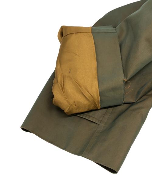 Burberry's（バーバリー）Burberry's (バーバリー) ノバチェックライニング 玉虫ステンカラーコート カーキ サイズ:175の古着・服飾アイテム