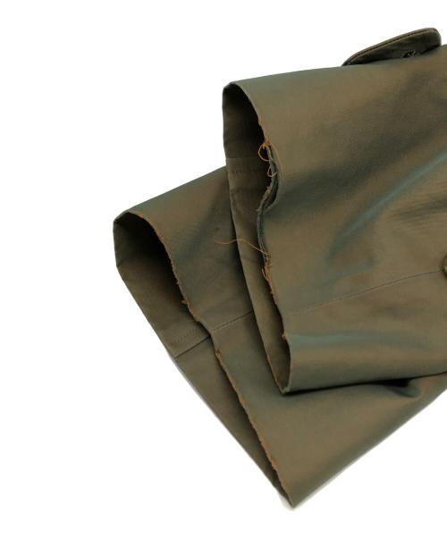Burberry's（バーバリー）Burberry's (バーバリー) ノバチェックライニング 玉虫ステンカラーコート カーキ サイズ:175の古着・服飾アイテム