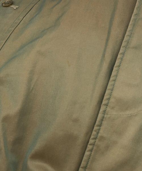 Burberry's（バーバリー）Burberry's (バーバリー) ノバチェックライニング 玉虫ステンカラーコート カーキ サイズ:175の古着・服飾アイテム