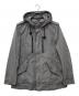 BURBERRY BLACK LABEL（バーバリーブラックレーベル）の古着「ギンガムチェックフーデッドジャケット」｜グレー