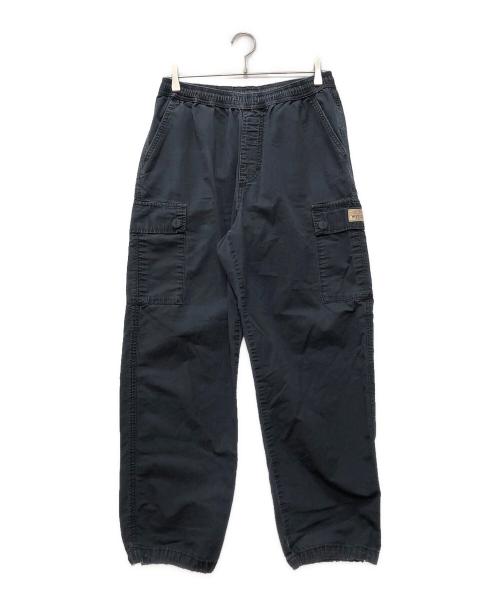 stussy（ステューシー）stussy (ステューシー) リップストップイージーカーゴパンツ ブラック サイズ:Mの古着・服飾アイテム