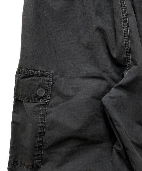 stussy（ステューシー）stussy (ステューシー) リップストップイージーカーゴパンツ ブラック サイズ:Mの古着・服飾アイテム