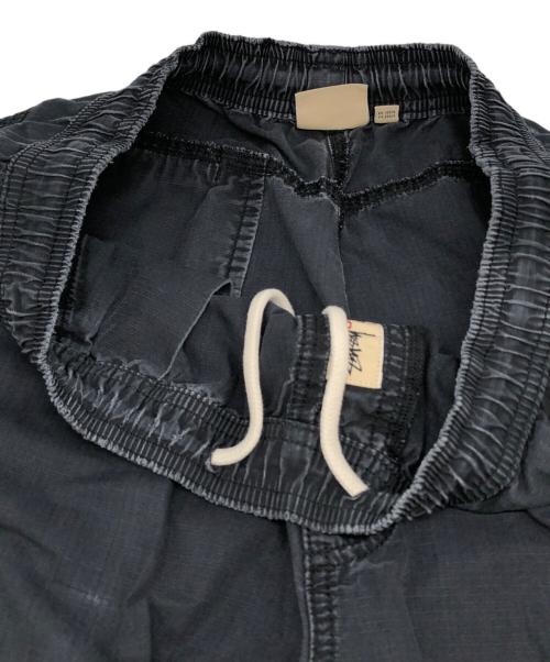 stussy（ステューシー）stussy (ステューシー) リップストップイージーカーゴパンツ ブラック サイズ:Mの古着・服飾アイテム