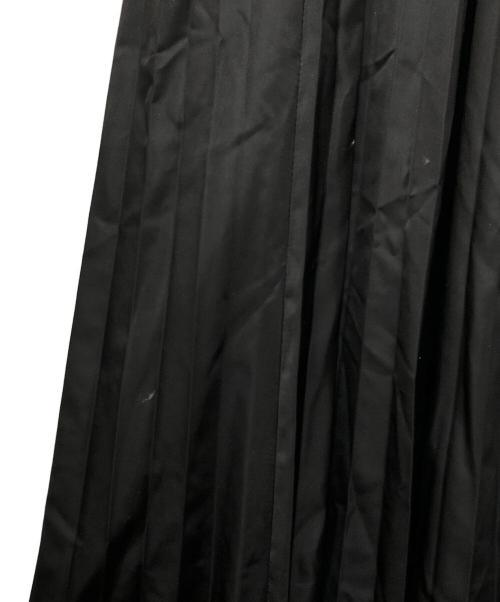 ENFOLD（エンフォルド）ENFOLD (エンフォルド) ダブルプリーツスカート ブラック サイズ:36の古着・服飾アイテム