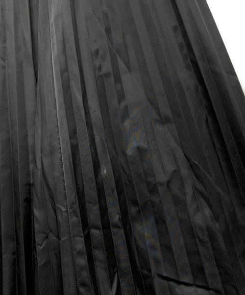 ENFOLD（エンフォルド）ENFOLD (エンフォルド) ダブルプリーツスカート ブラック サイズ:36の古着・服飾アイテム