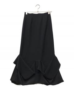 中古・古着通販】ENFOLD (エンフォルド) SOLID WAVE TUCK SKIRT