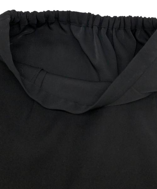 ENFOLD（エンフォルド）ENFOLD (エンフォルド) ACK DRAPE-HEME SKIRT ブラック サイズ:36の古着・服飾アイテム