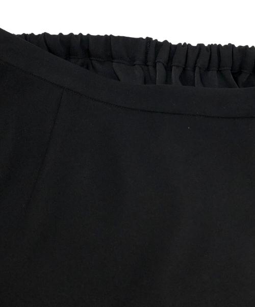 ENFOLD（エンフォルド）ENFOLD (エンフォルド) ACK DRAPE-HEME SKIRT ブラック サイズ:36の古着・服飾アイテム