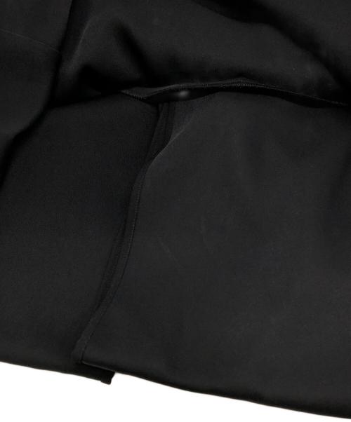 ENFOLD（エンフォルド）ENFOLD (エンフォルド) ACK DRAPE-HEME SKIRT ブラック サイズ:36の古着・服飾アイテム