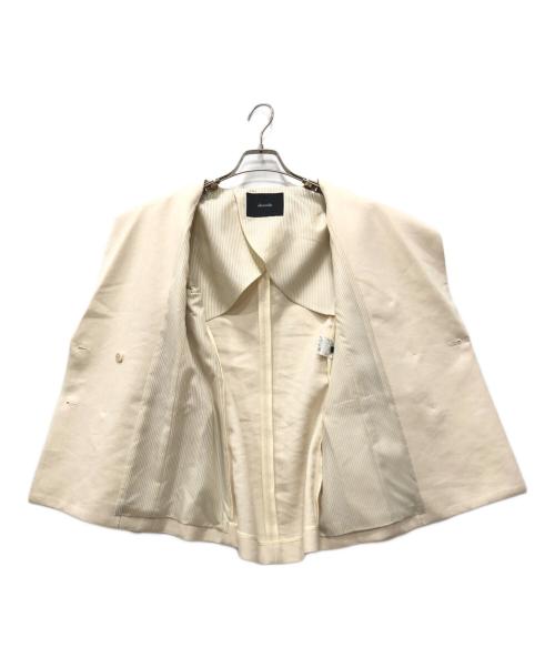 allureville（アルアバイル）allureville (アルアバイル) マットクロスダブルブレストジャケット ベージュ サイズ:1の古着・服飾アイテム