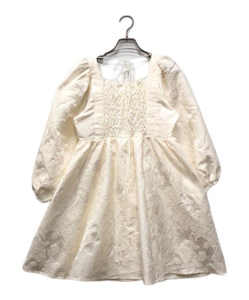 Bibiy.（ビビィ）Bibiy. (ビビィ) パフスリーブブラウス ホワイト サイズ:Fの古着・服飾アイテム