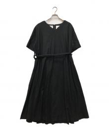 foufou（フーフー）の古着「THE DRESS #36 black linen DRESS」｜ブラック