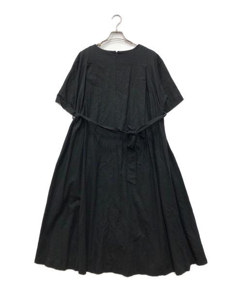 foufou（フーフー）foufou (フーフー) THE DRESS #36 black linen DRESS ブラック サイズ:1の古着・服飾アイテム