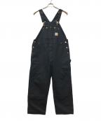 CarHarttカーハート）の古着「DUCK BIB OVERALLS」｜ブラック