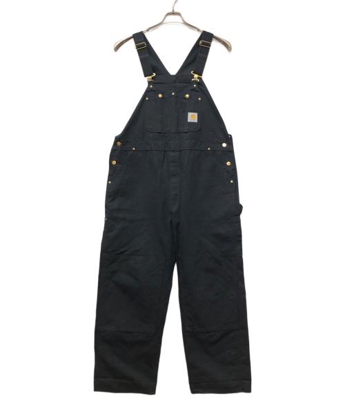 CarHartt（カーハート）CarHartt (カーハート) DUCK BIB OVERALLS ブラック サイズ:42×30の古着・服飾アイテム