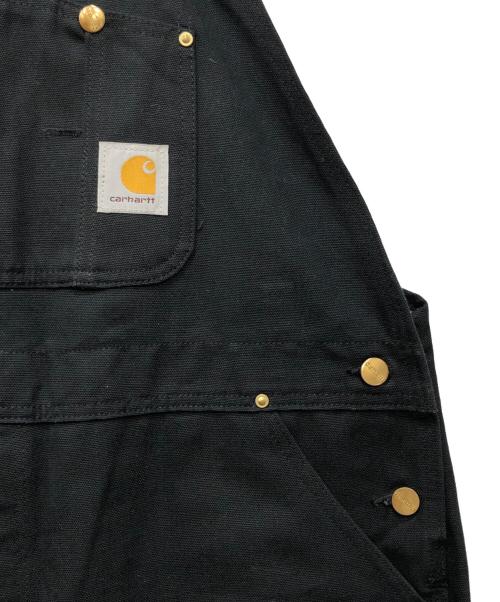 CarHartt（カーハート）CarHartt (カーハート) DUCK BIB OVERALLS ブラック サイズ:42×30の古着・服飾アイテム