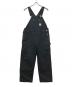 CarHartt（カーハート）の古着「DUCK BIB OVERALLS」｜ブラック