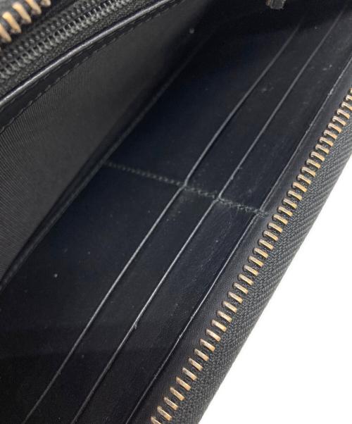 GUCCI（グッチ）GUCCI (グッチ) グッチシマ ジップアラウンドウォレット ブラック サイズ:下記参照の古着・服飾アイテム