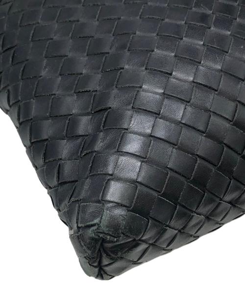 BOTTEGA VENETA（ボッテガベネタ）BOTTEGA VENETA (ボッテガベネタ) イントレチャートショルダーバッグ ブラック サイズ:下記参照の古着・服飾アイテム