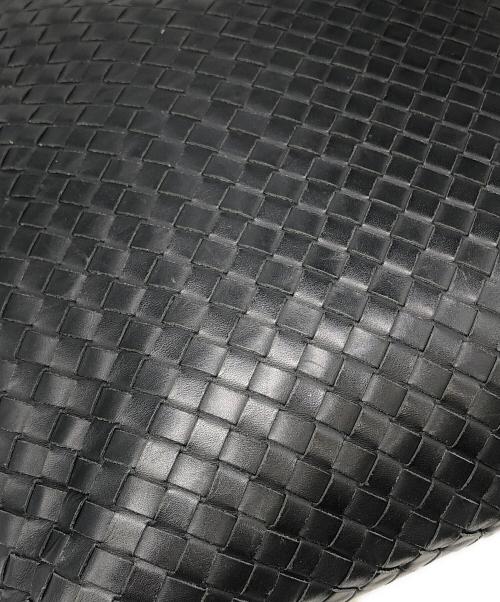 BOTTEGA VENETA（ボッテガベネタ）BOTTEGA VENETA (ボッテガベネタ) イントレチャートショルダーバッグ ブラック サイズ:下記参照の古着・服飾アイテム