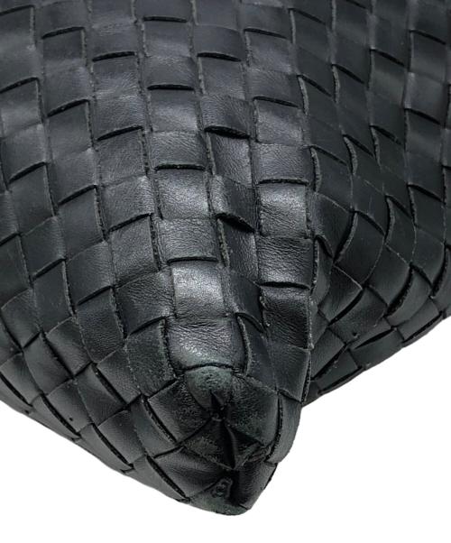BOTTEGA VENETA（ボッテガベネタ）BOTTEGA VENETA (ボッテガベネタ) イントレチャートショルダーバッグ ブラック サイズ:下記参照の古着・服飾アイテム