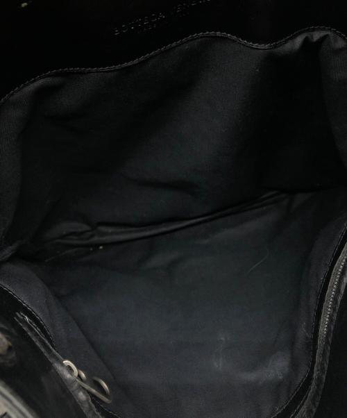 BOTTEGA VENETA（ボッテガベネタ）BOTTEGA VENETA (ボッテガベネタ) イントレチャートショルダーバッグ ブラック サイズ:下記参照の古着・服飾アイテム