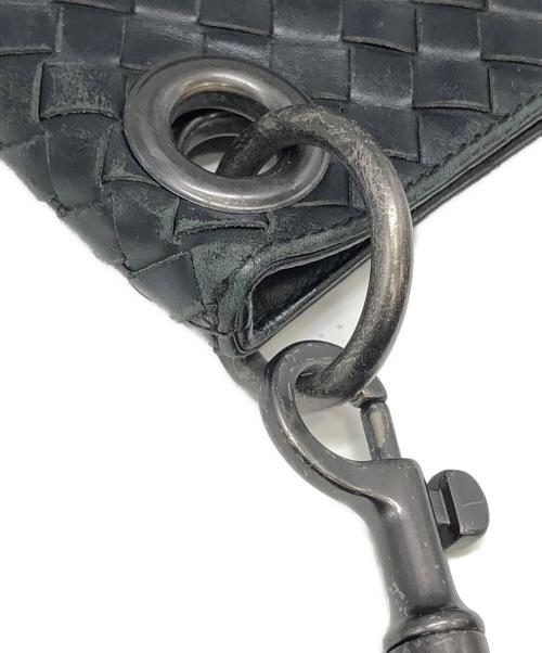 BOTTEGA VENETA（ボッテガベネタ）BOTTEGA VENETA (ボッテガベネタ) イントレチャートショルダーバッグ ブラック サイズ:下記参照の古着・服飾アイテム