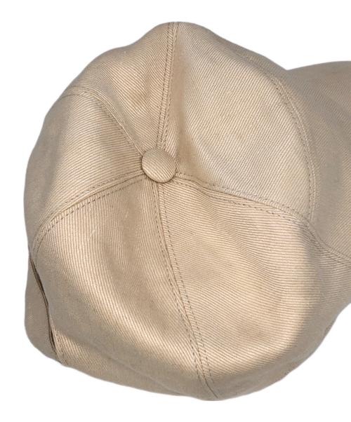 HERMES（エルメス）HERMES (エルメス) リネンジェットキャップ ベージュ サイズ:59の古着・服飾アイテム