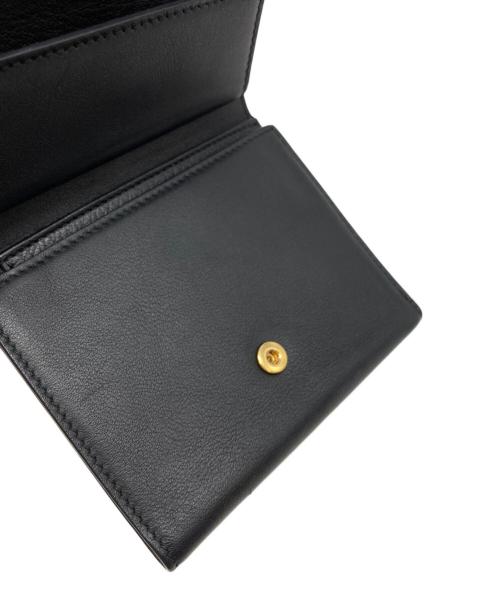Saint Laurent Paris（サンローランパリ）Saint Laurent Paris (サンローランパリ) Y金具3つ折り財布 ブラック サイズ:下記参照の古着・服飾アイテム