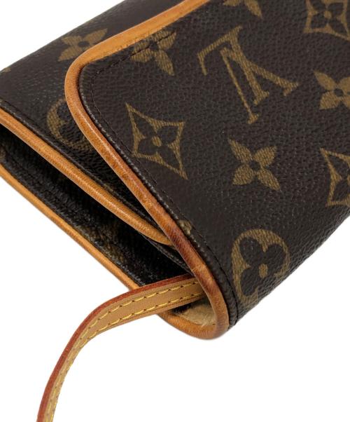 LOUIS VUITTON（ルイ ヴィトン）LOUIS VUITTON (ルイ ヴィトン) ポシェットツインPM ブラウン サイズ:下記参照の古着・服飾アイテム