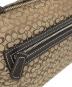 中古・古着 COACH (コーチ) ミニシグネチャーアクセサリーポーチ ベージュ サイズ:下記参照：8000円